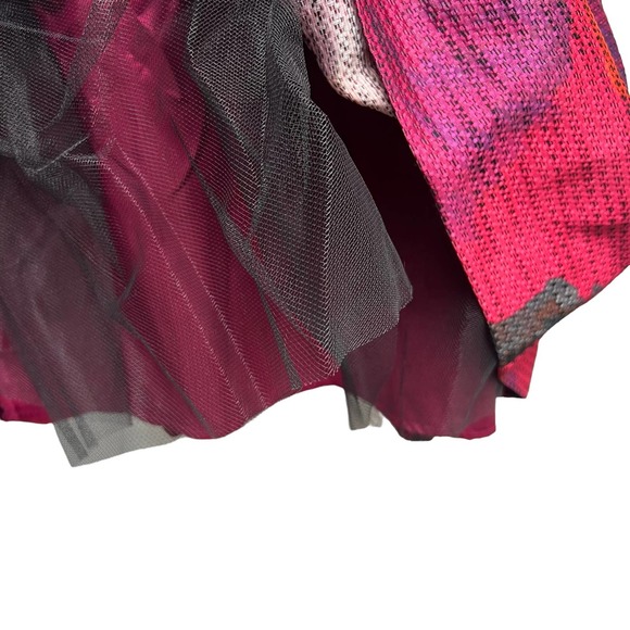 Trina Turk Strapless Floral Dress - Pink and Black - Picture 6 of 13